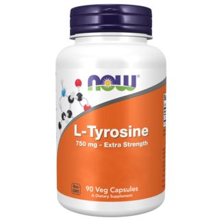 Now Foods, L-Tyrosine, Extra Strength, 750mg, 90 Veg. capsules