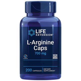 Life Extension, L-Arginine, 700mg, 200 capsules
