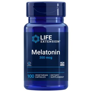 Life Extension Melatonin 300mcg 100 vegetarian capsules
