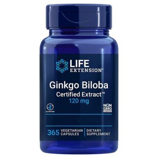 Life Extension, Ginkgo Biloba, 120mg, 365 capsules