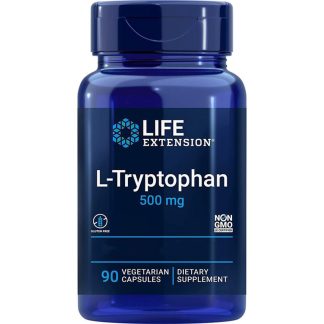 Life Extension, L-Tryptophan 500mg, 90 veg. capsules