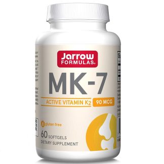 Jarrow Formulas, MK-7 Vitamin K2 as MK-7 Softgels, 90 mcg, 60 softgels