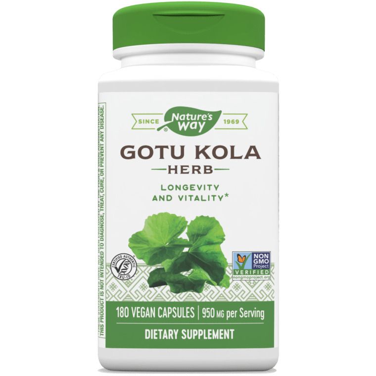 Nature's Way, Gotu Kola, 475mg, 180 veg. capsules | Special item