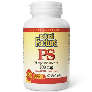 Natural Factors, PS Phosphatidylserine, 100mg, 60 soft capsules