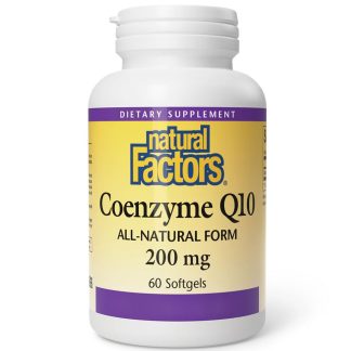 Natural Factors, Coenzym Q10, 200mg, 30 Weichkapseln