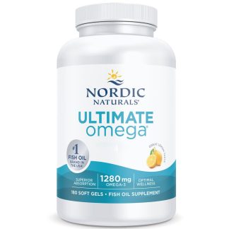 Nordic Naturals, Ultimate Omega with lemon flavor, 1280mg, 180 soft capsules