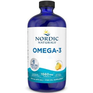 Nordic Naturals, Omega-3, 1560mg Omega-3, lemon flavor, 473 ml