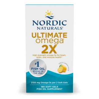 Nordic Naturals, Ultimate Omega 2X, 2150mg Omega-3, Lemon, 180 Softgels
