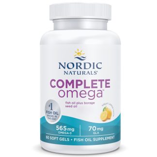Nordic Naturals, Complete Omega-D3, lemon, 60 softgels