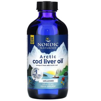 Nordic Naturals, Arctic Cod Liver Oil, 1060mg Omega-3, 237ml