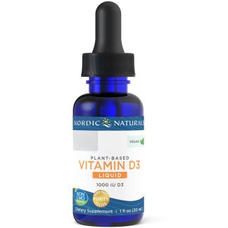 Nordic Naturals, plant-based liquid vitamin D3, 1,000IU, 30ml