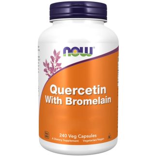 Now Foods, Quercetin with Bromelain, 240 vegan capsules