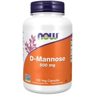 Now Foods, D-Mannose, 500mg, 120 vegan capsules