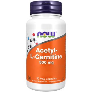 Now Foods, Acetyl-L-Carnitine, 500mg, 50 vegan capsules