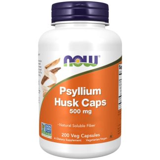 Now Foods, Psyllium Husk, 500mg, 200 Veg. capsules
