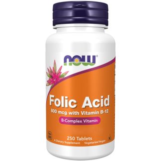 Now Foods, Folic Acid, 800mcg, 250 tablets