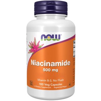 Now Foods, Niacinamide, 500mg, 100 vegan capsules
