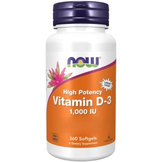 Now Foods, Vitamin D3, 1000 IU, 360 softgels