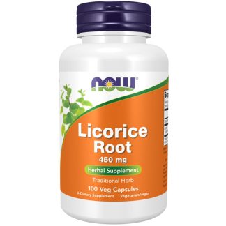 Now Foods, Licorice Root, 450mg, 100 vegan capsules