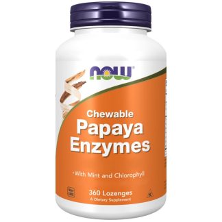 Now Foods, Chewable Papaya Enzyme, 360 lozenges