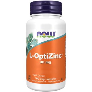 Now Foods, L-OptiZinc with copper, 30mg, 100 capsules