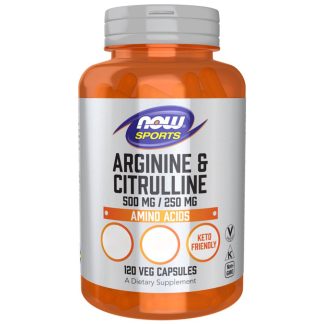 Now Foods, Arginine 500mg & Citrulline 250mg, 120 capsules