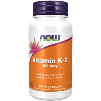Now Foods, Vitamin K2, 100mcg, 100 veg. capsules