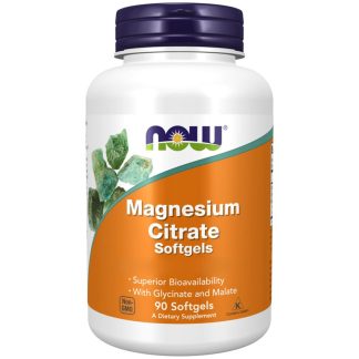 Now Foods, Magnesium Citrate, 134mg, 90 softgels