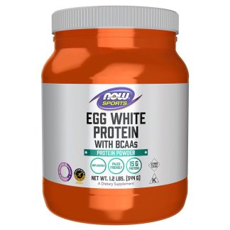 Now Foods, Egg White Protein, unflavored, 544g, powder