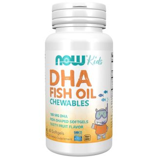 Now Foods, DHA Kids Fish Oil Chewable, 60 soft capsules | Special item