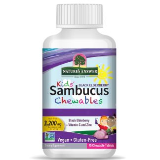 Nature's Answer, Kids Sambucus Chewables, 45 Chewable Tablets