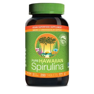 Nutrex, Spirulina from Hawaii - 100% vegan, 500mg, 200 vegan tablets