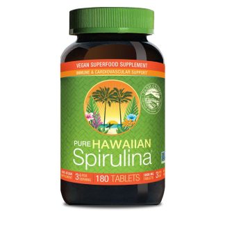 Nutrex, Spirulina from Hawaii - 100% vegan, 1000mg, 180 vegan tablets