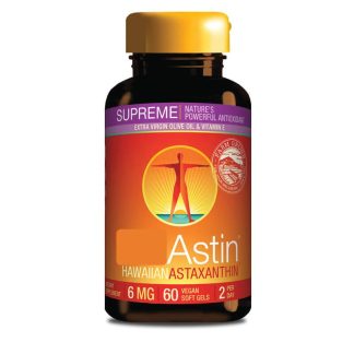 Nutrex, Astin Supreme, 6mg, 60 Veg. softgels