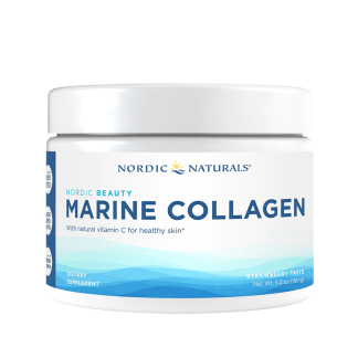Nordic Naturals, marine collagen, strawberry, 150g