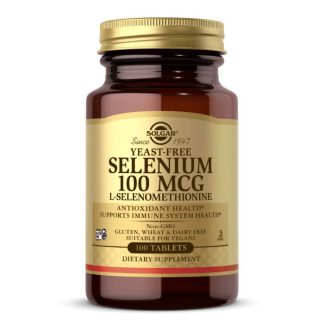 Solgar, Yeast-Free Selenium, 100mcg, 100 Veg. tablets