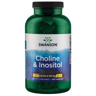Swanson, Choline & Inositol, 250 capsules