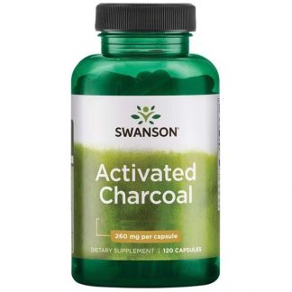 Swanson, Activated Charcoal, 260mg, 120 capsules