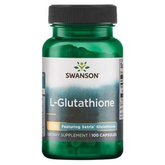 Swanson, L-Glutathione - Featuring Setria Glutathione, 100mg, 100 capsules