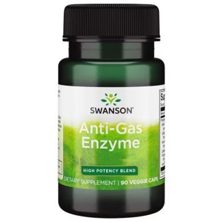 Swanson, Anti-Gas Enzyme - High Potency Blend, 40mg, 90 Veg Capsules