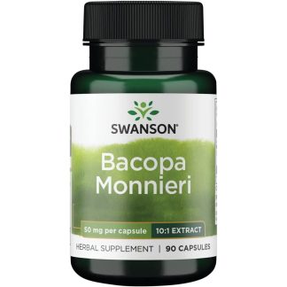 Swanson, Bacopa Monnieri, 10:1 Extract, 50mg, 90 capsules