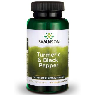 Swanson, Curcumin & Berberine with Black Pepper, 60 capsules