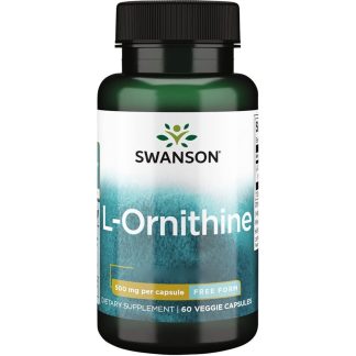 Swanson, L-Ornithine Amino Acid, 500mg, 60 Veg. capsules
