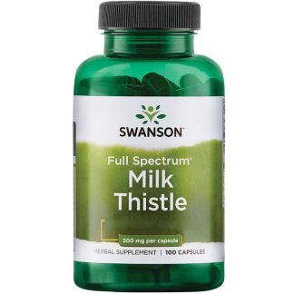 Swanson, Milk Thistle, 500mg, 100 capsules