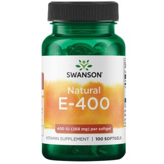 Swanson, Vitamin E, 400 IU, 100 soft capsules