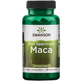 Swanson, Maca, 500mg, 100 capsules