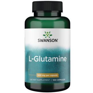 Swanson, L-Glutamine, 500mg, 100 capsules