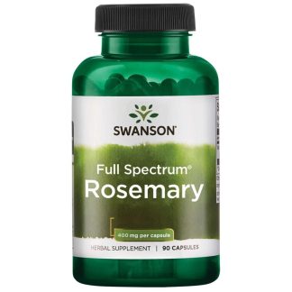 Swanson, Full Spectrum Rosemary, 400mg, 90 capsules