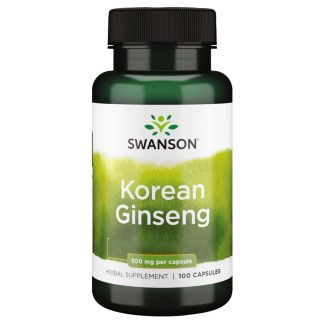 Swanson, Korean Ginseng, 500mg 100 capsules