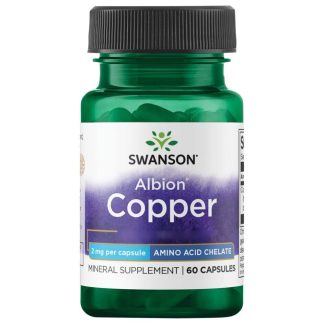 Swanson, Albion Copper, 2mg, 60 capsules